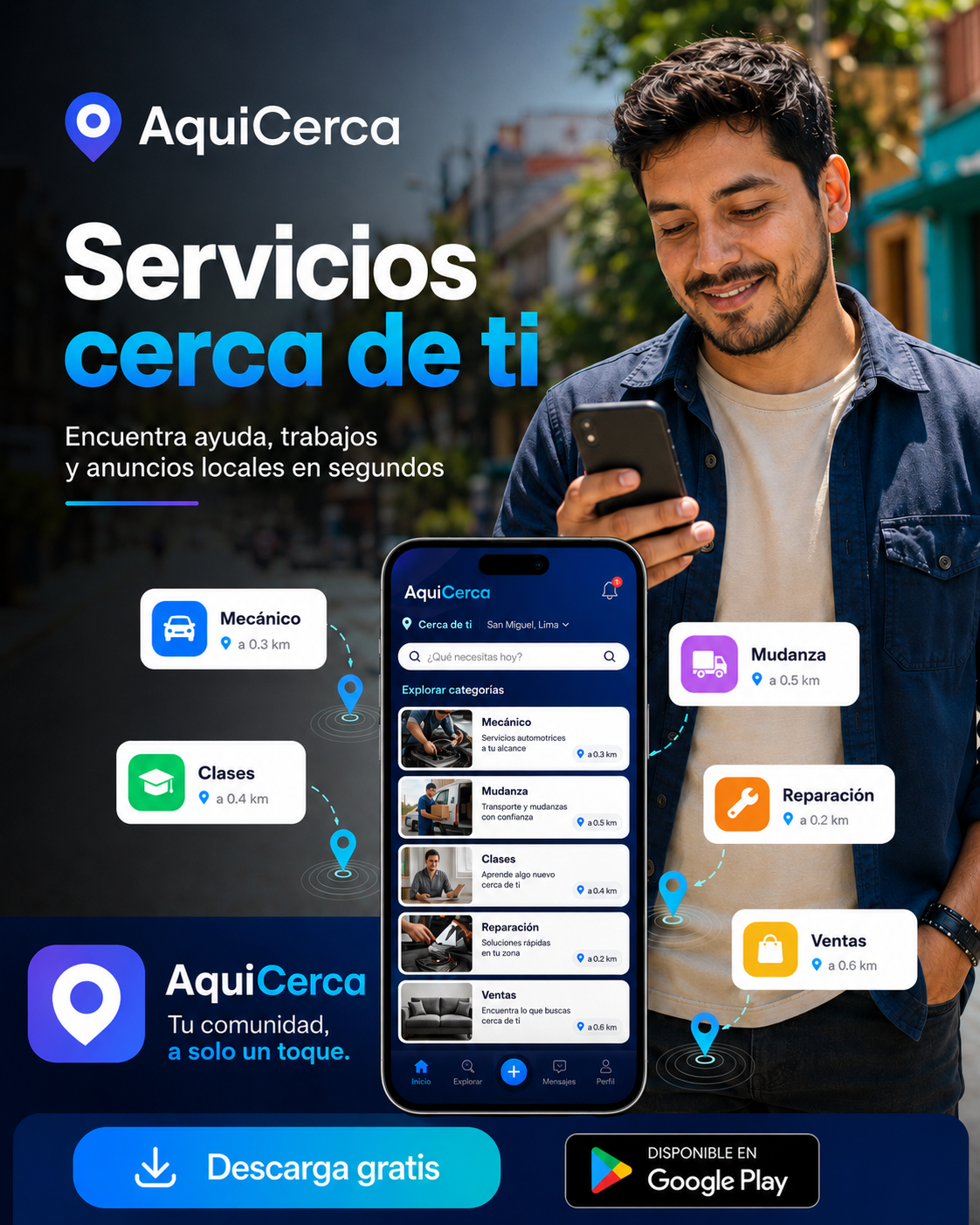 Servicios cerca de ti